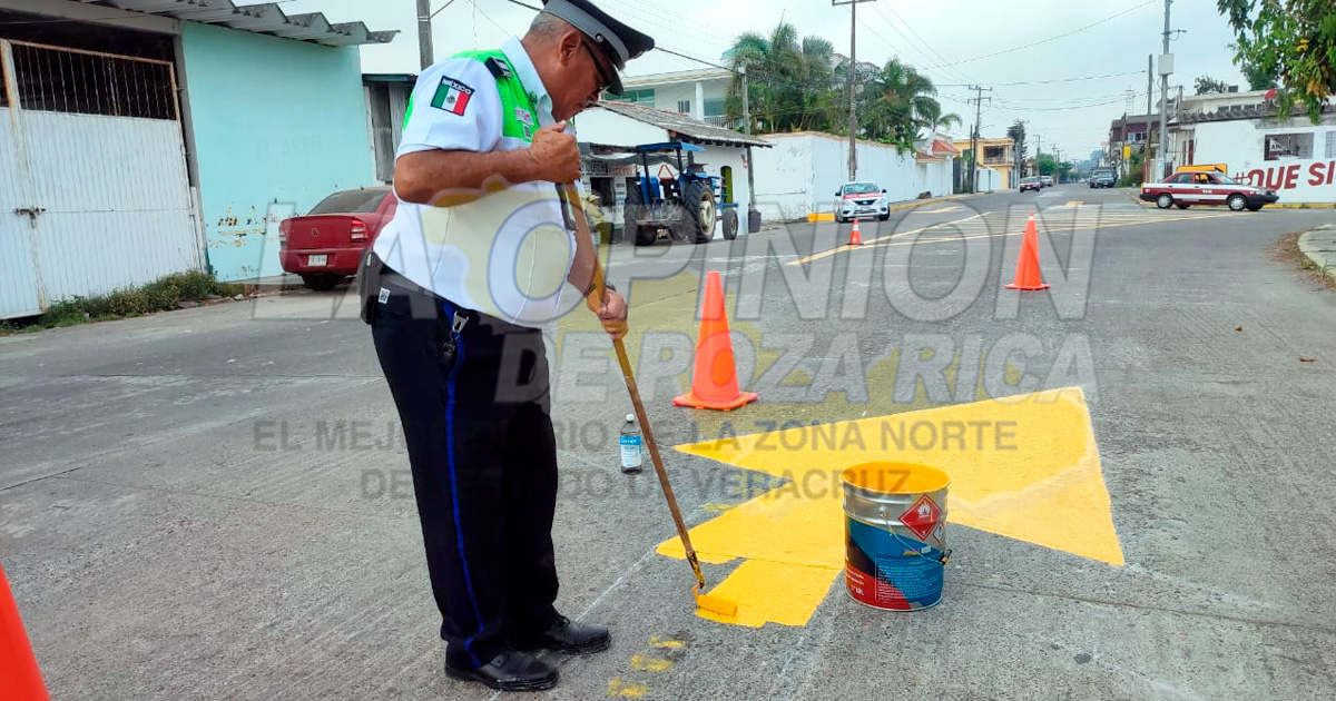 Balizan puntos estratégicos de la ciudad