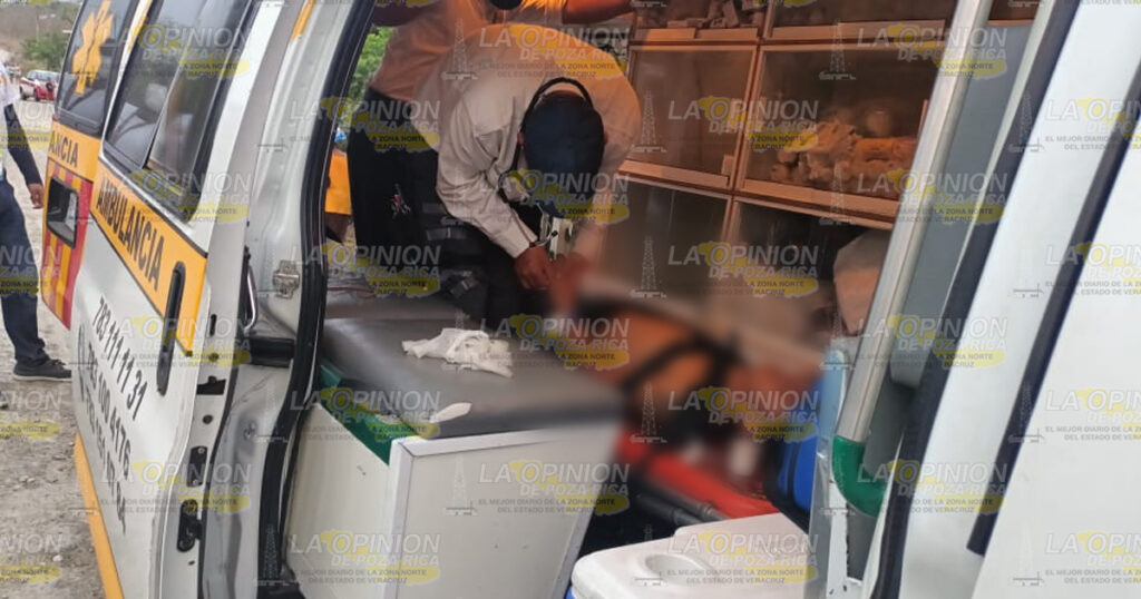 Cae de una azotea en Tuxpan