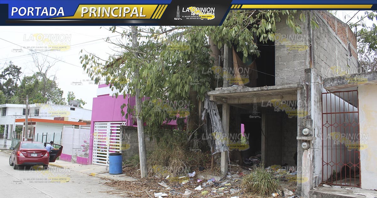 Casas en abandono, guarida de rateros