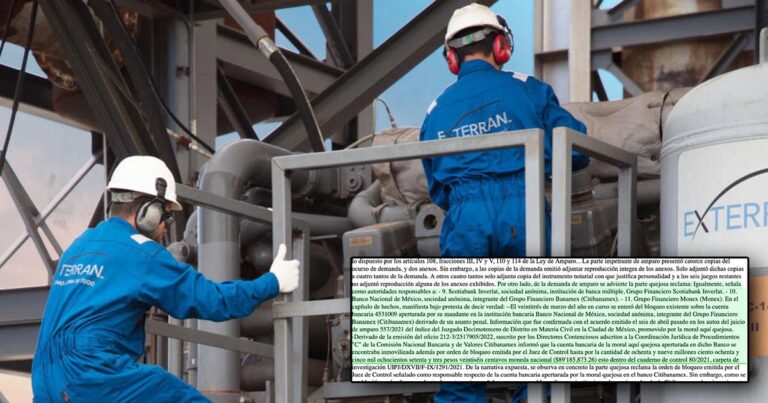 Congelan cuentas a Exterran Energy, “favorita” de PEP