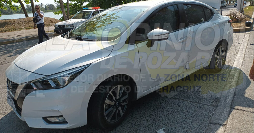 Derriba a motociclista en Tuxpan