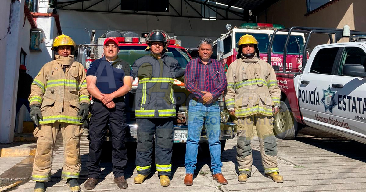 Equipan a personal de rescate y contra incendio