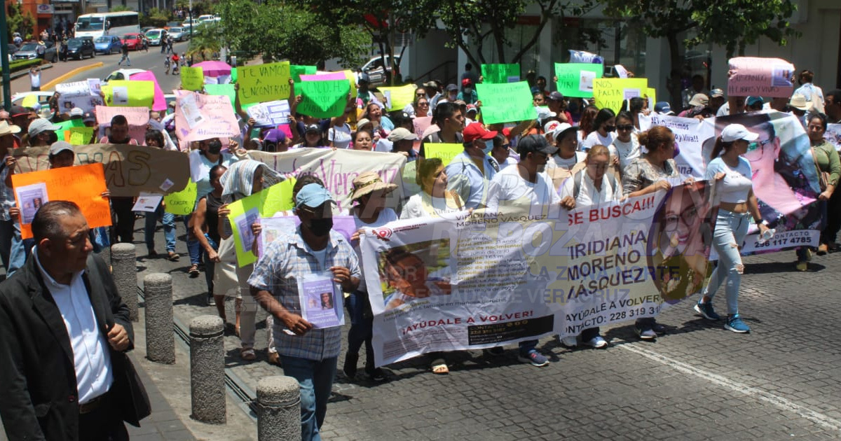 Con marcha, exigen localizar a Viridiana