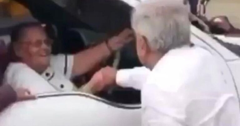 AMLO defiende saludo a la mamá de "El Chapo"