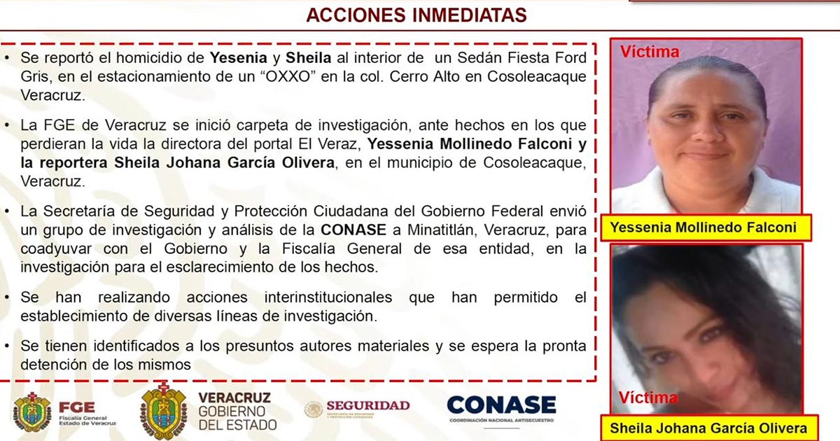 Identifican a asesinos de periodistas en Veracruz 2