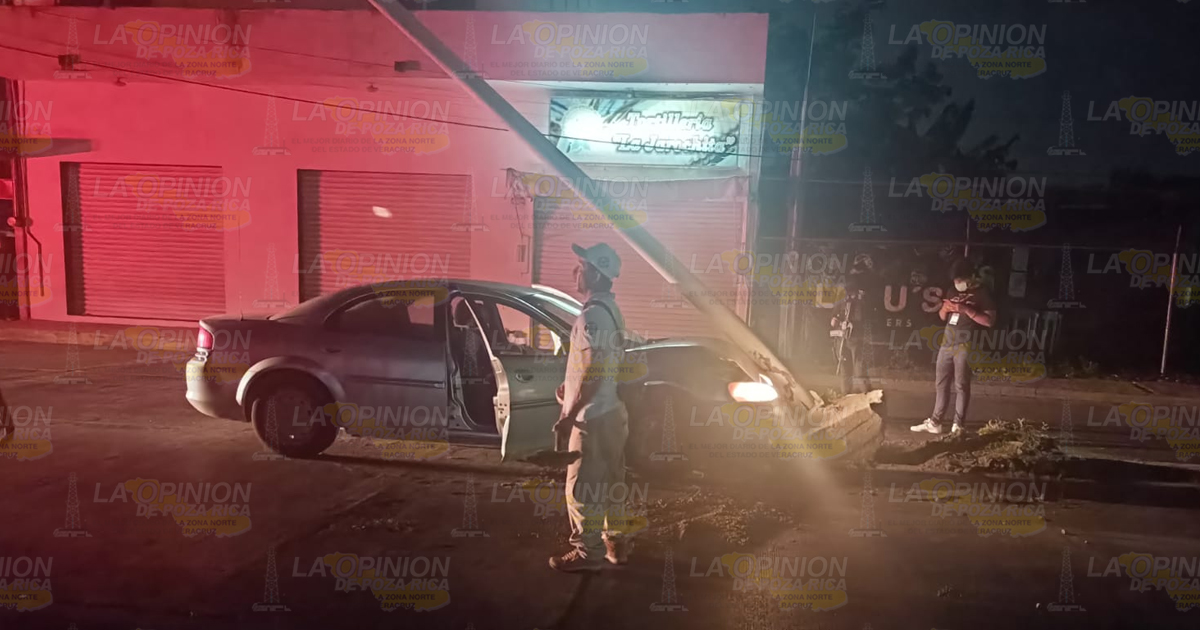 Mujer muere en accidente en Tuxpan