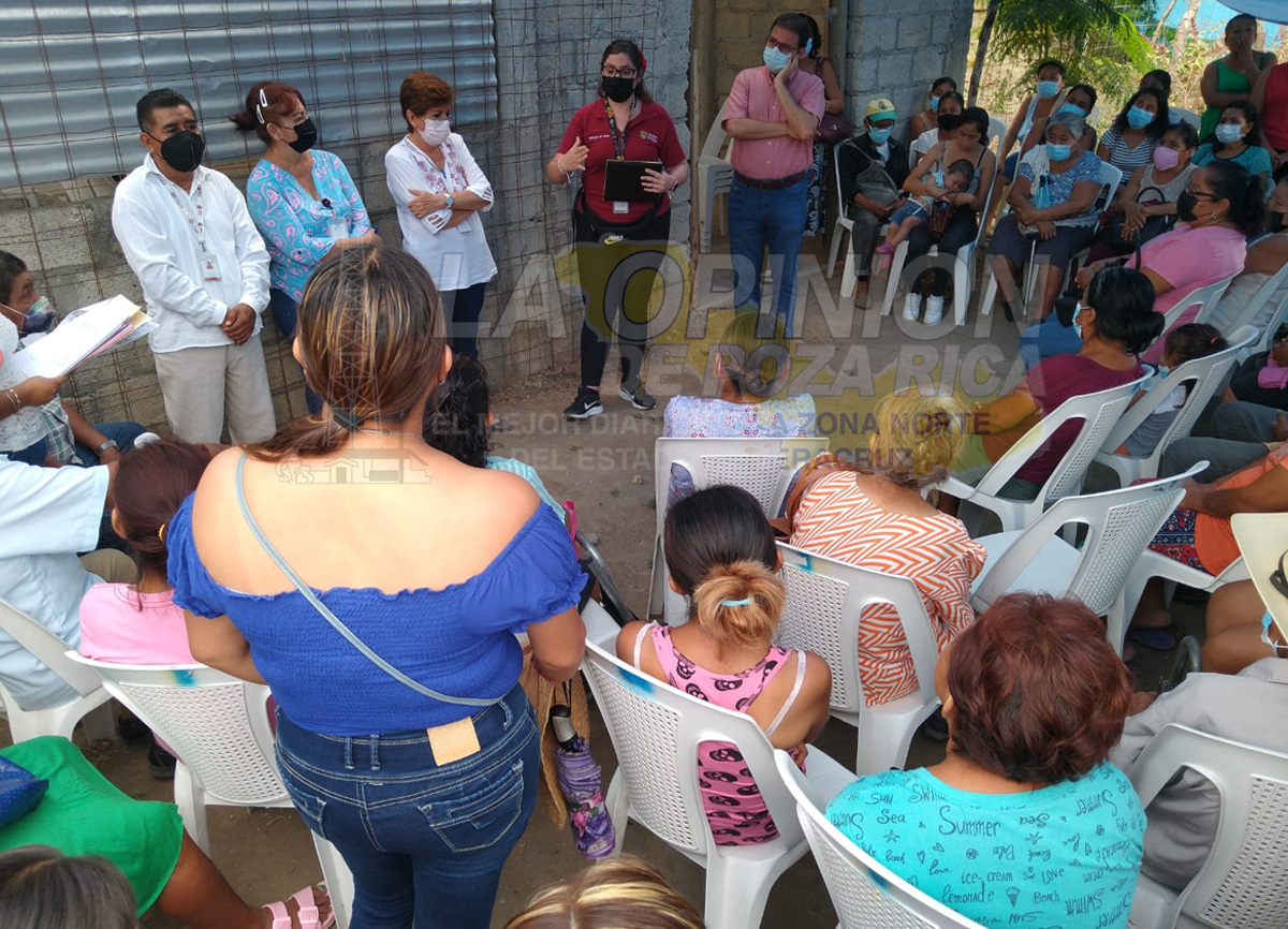 Patrimonio del Estado atiende a colonos de la Margarita Morán Veliz