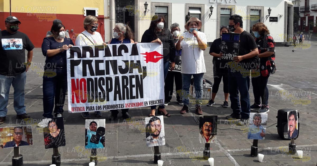 Protestan por muerte de periodistas en Día Internacional de la Libertad de Prensa