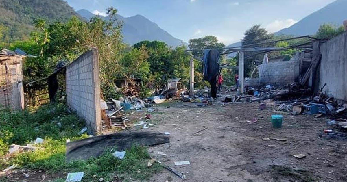7 heridos tras explosión polvorín en Veracruz