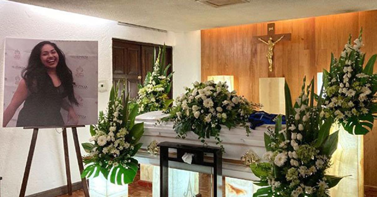 Realizan misa de cuerpo presente de Yolanda Martínez