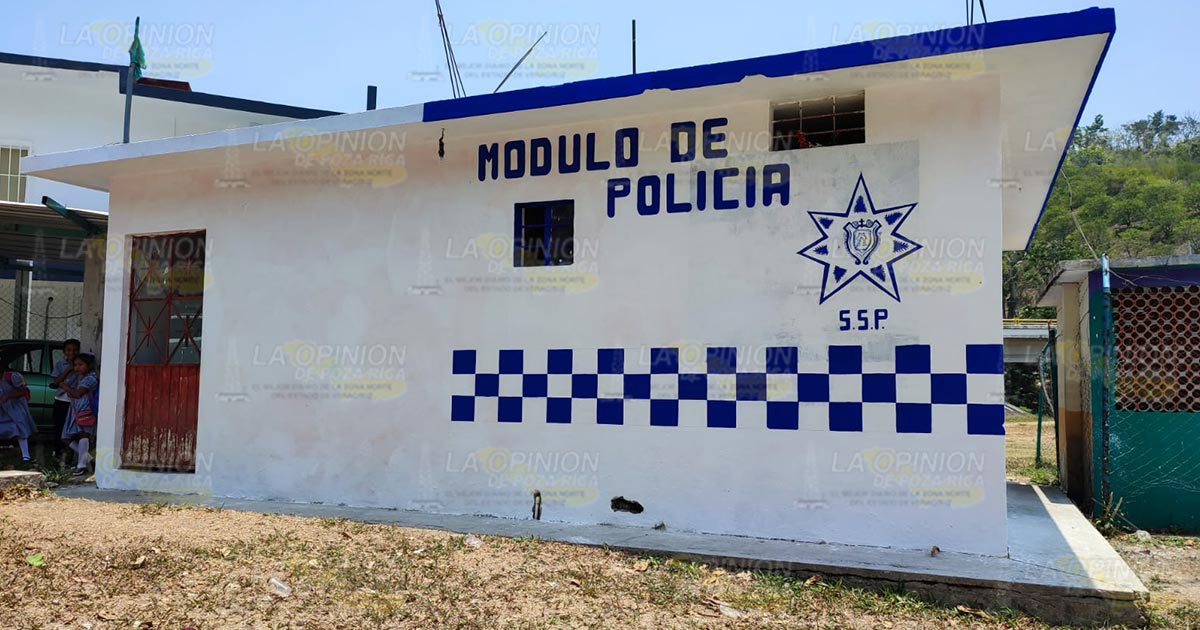 Rehabilitan módulos de seguridad en Gutiérrez Zamora 2