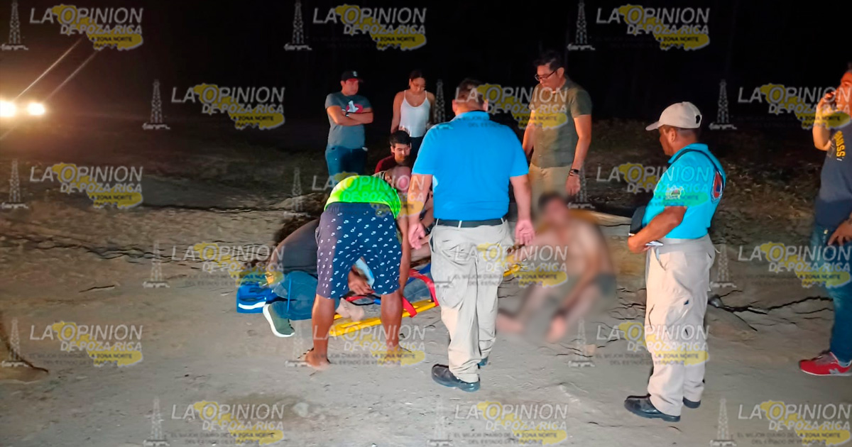 Terminan fiesta volcados en la playa