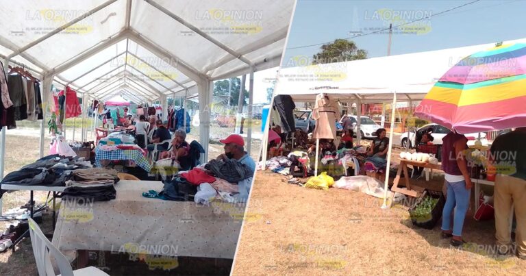 Tianguistas de La Mata de Tampamachoco buscan reactivación económica