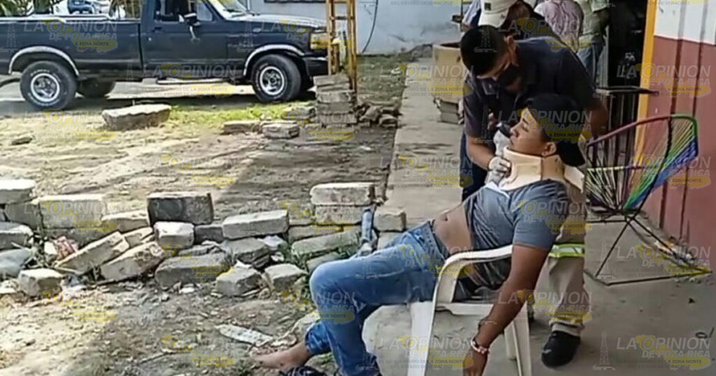 ¡Choque de motos deja 2 lesionados!