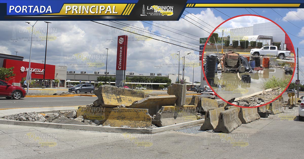 Abren 4 carriles a medio terminar Abren 4 carriles a medio terminar