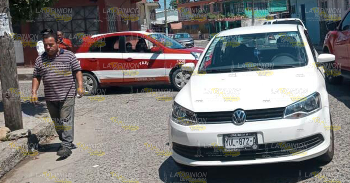 Aparatoso choque en Zona Centro2