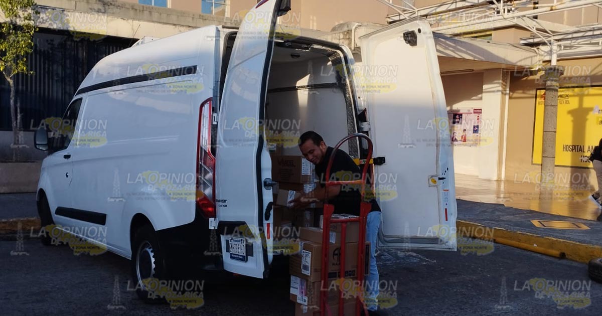 Llega medicina al Regional de PEMEX Llega medicina al Regional de PEMEX 2