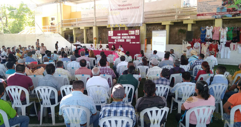 Realizan foro regional de producción agroecológica de cítricos
