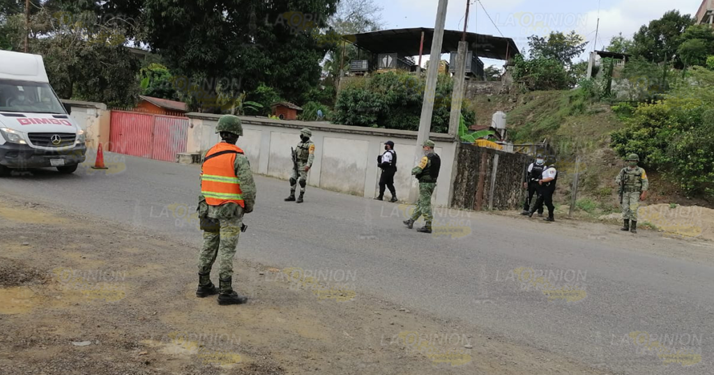 SEDENA despliega personal militar en Papantla
