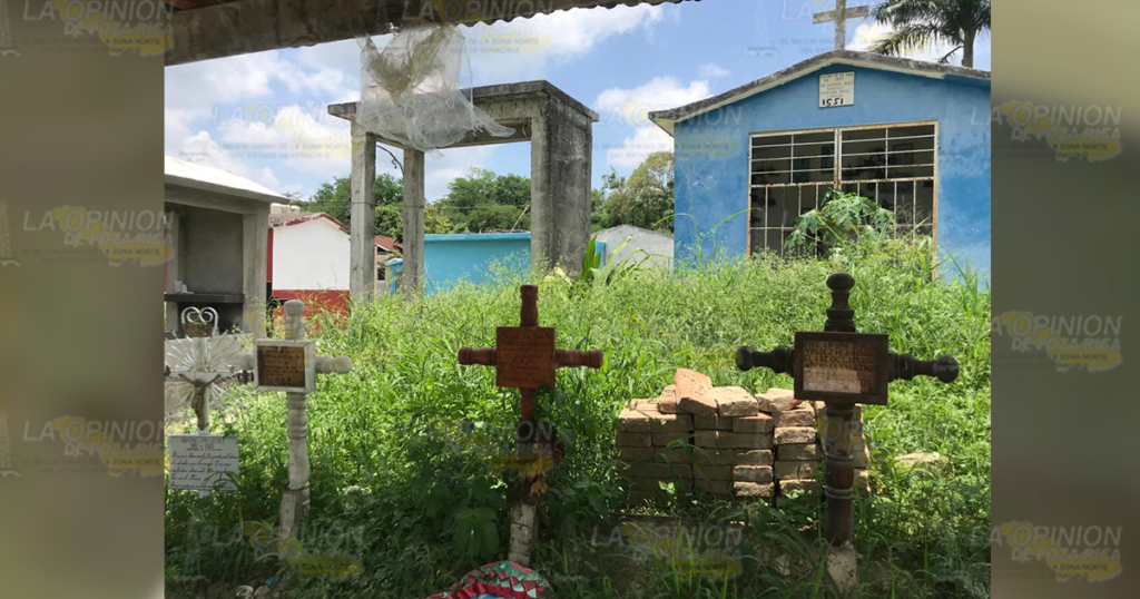 En el abandono el cementerio municipal
