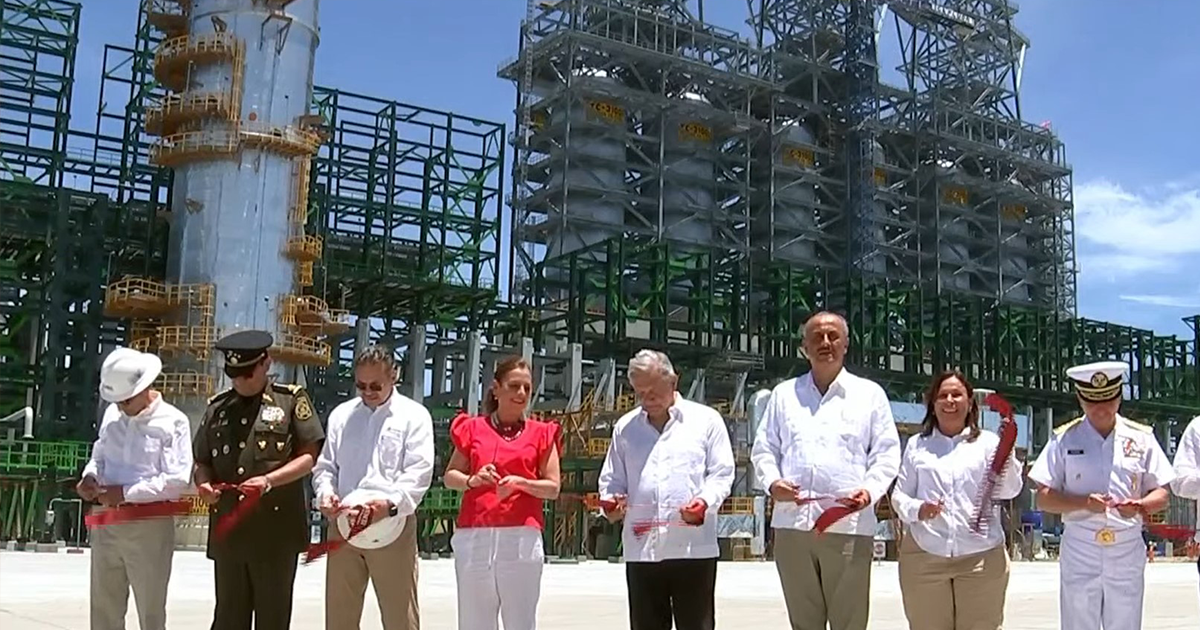 Inauguración de refinería Dos Bocas