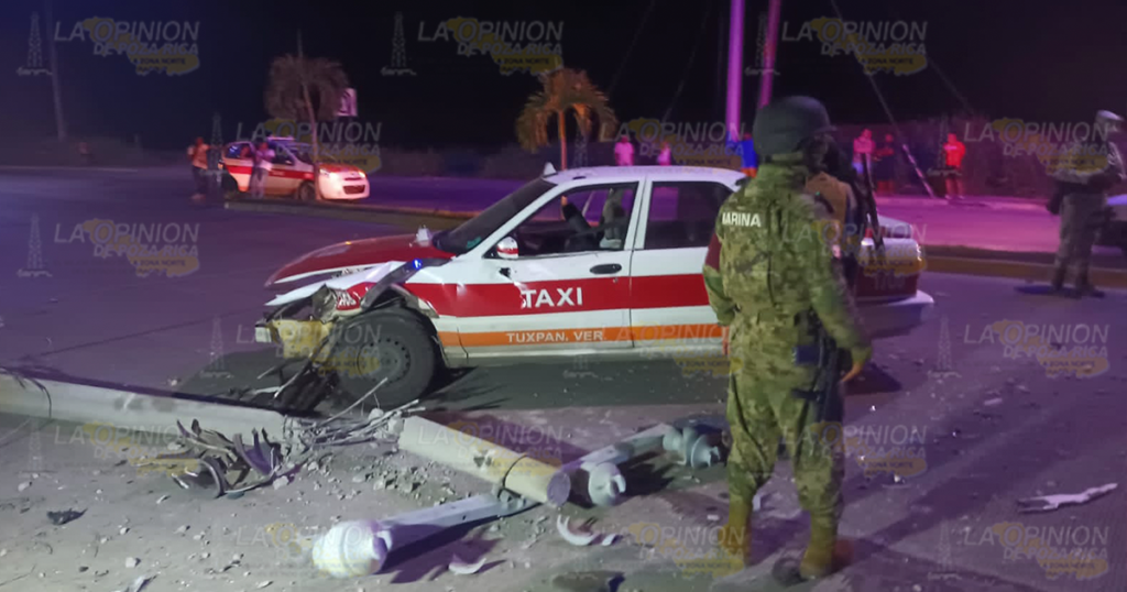 Muere taxista en accidente