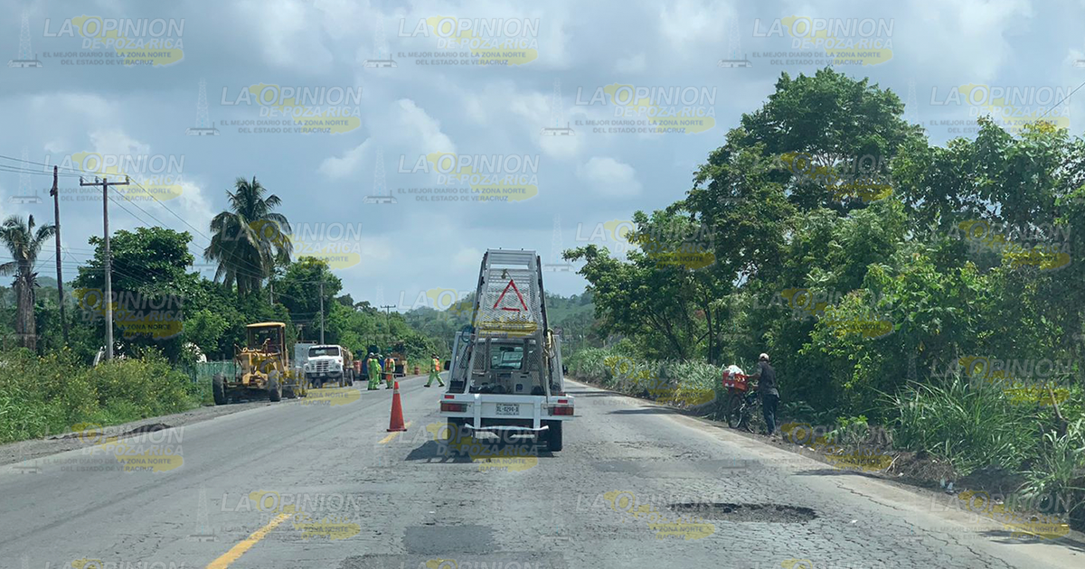 Reparación de carretera 180: negocio de la SCT Reparación de carretera negocio de la SIOP