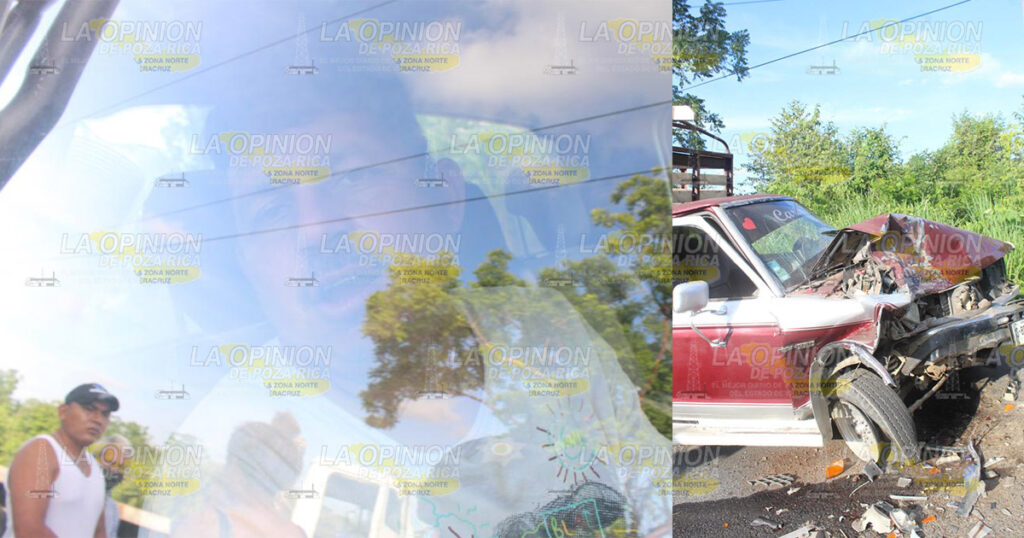 ¡Encontronazo de camionetas!