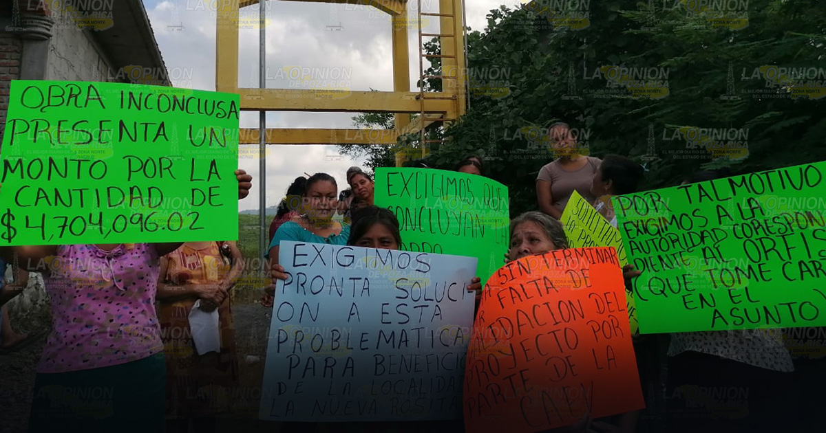 No tienen agua en La Nueva Rosita