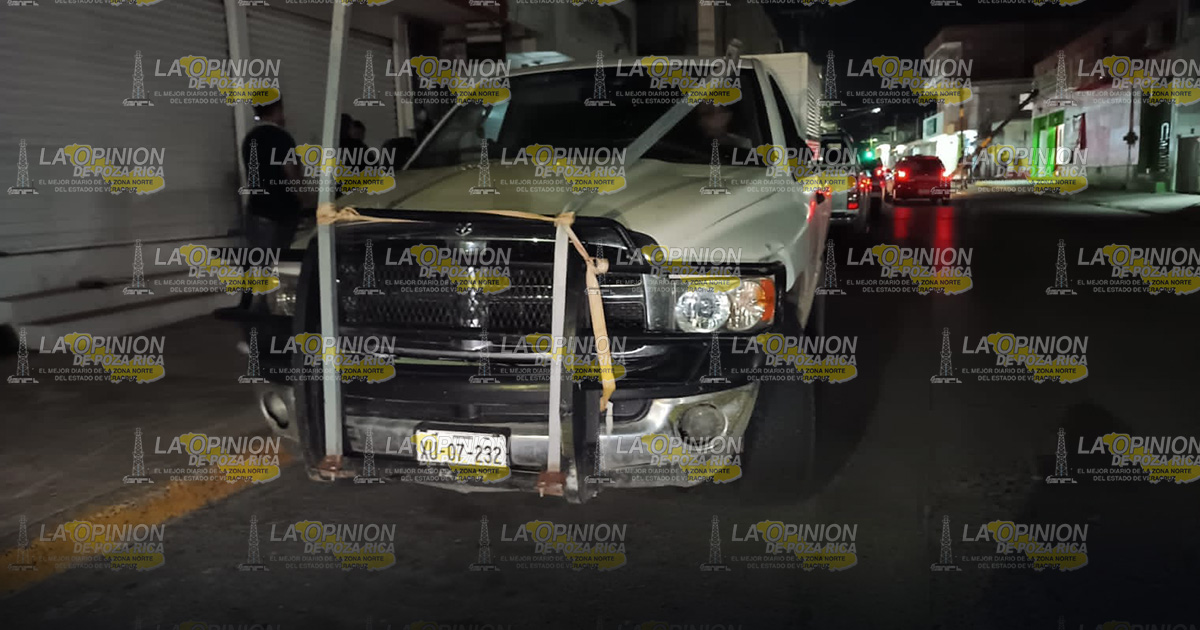 Ocasiona destrozos en céntrica avenida Ocasiona destrozos en céntrica avenida