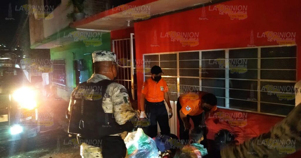 Pareja de esposos se dio con todo