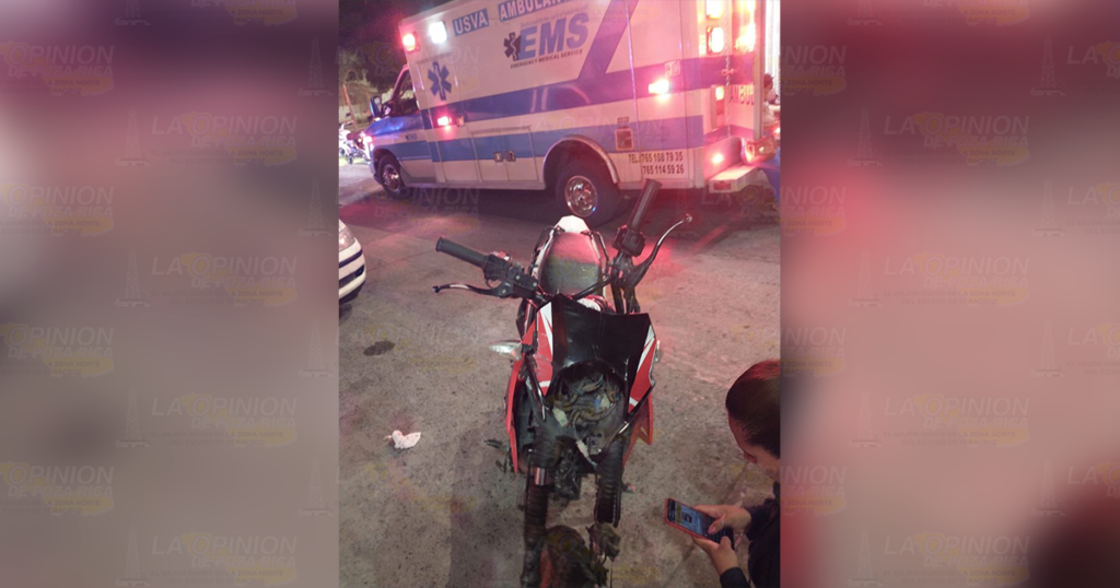 Par de motociclistas chocan Sobre la avenida Garizurieta