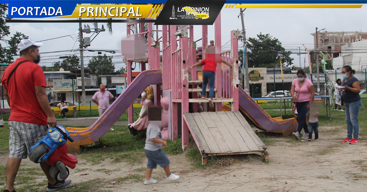PARQUES INFANTILES, EN EL TOTAL OLVIDO PARQUES INFANTILES, EN EL TOTAL OLVIDO