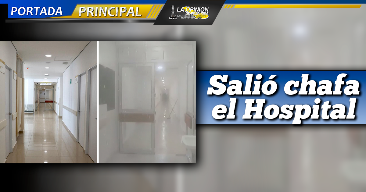 HOSPITAL de Perote registró falla y encharcamientos tras su apertura Salió chafa el Hospital