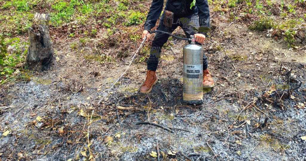 Quema de basura escolar se convirtió en incendio