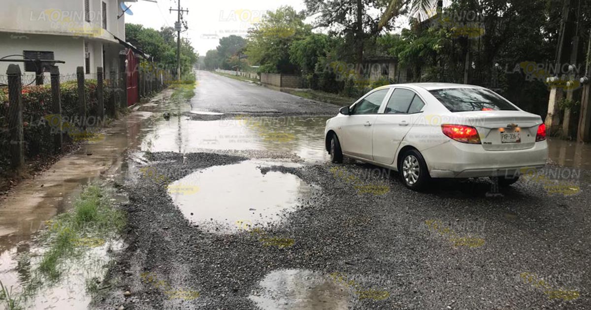 En riesgo la vía corta Álamo-Ojite-Tuxpan