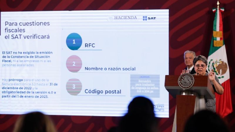 El SAT nunca pidió la constancia de situación fiscal, aclara Raquel Buenrostro El SAT nunca pidió la constancia de situación fiscal, aclara Raquel Buenrostro