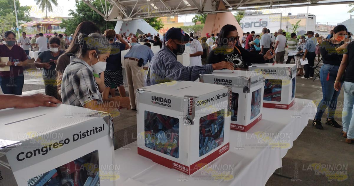 Ya hay delegados distritales de MORENA, concluye conteo Ya hay delegados distritales de MORENA, concluye conteo