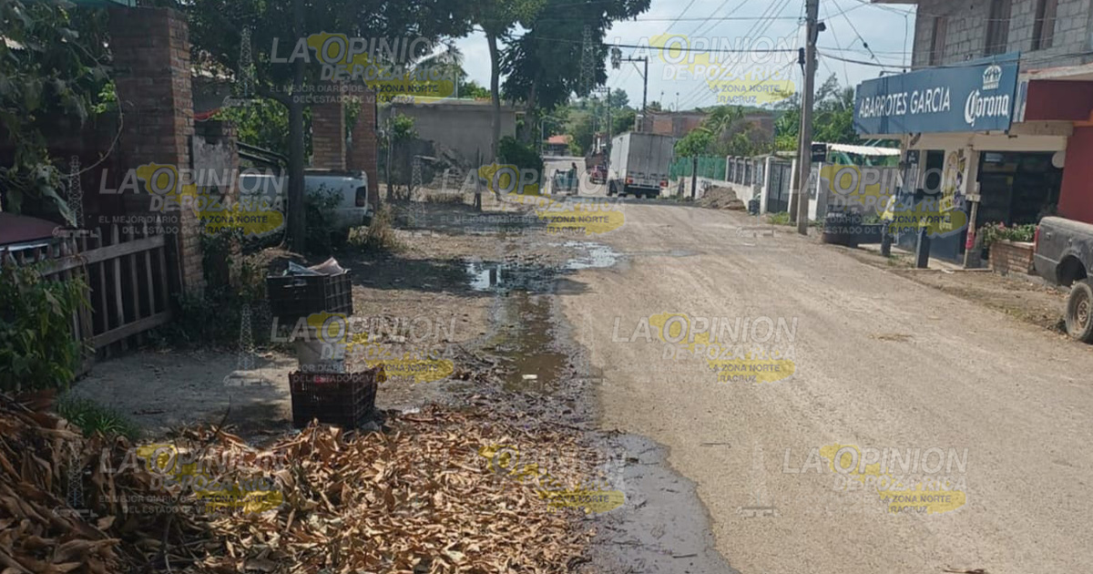Vil desperdicio de agua por culpa de CAEV en Cazones