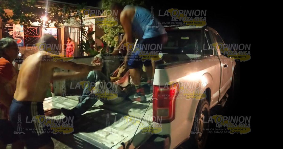 ¡Le dieron dos balazos!