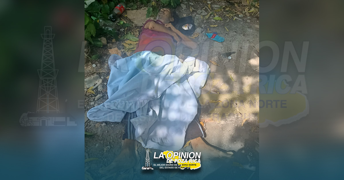 Indigente murió sobre la calle