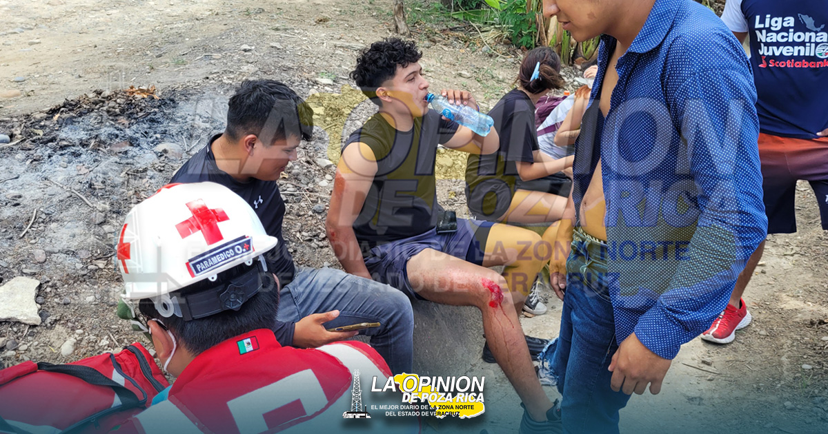 Jóvenes no llegaron a la playa, derraparon Jóvenes no llegaron a la playa, derraparon