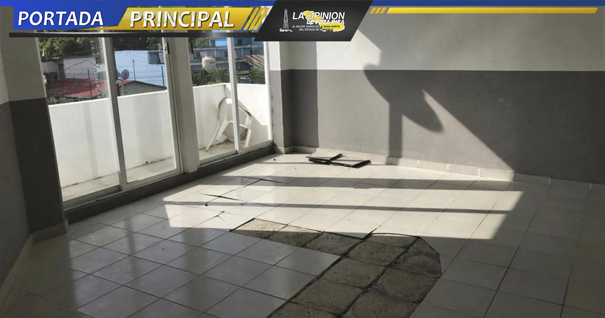 Vacía y con daños, obra exigida a Pemex Vacía y con daños, obra exigida a Pemex