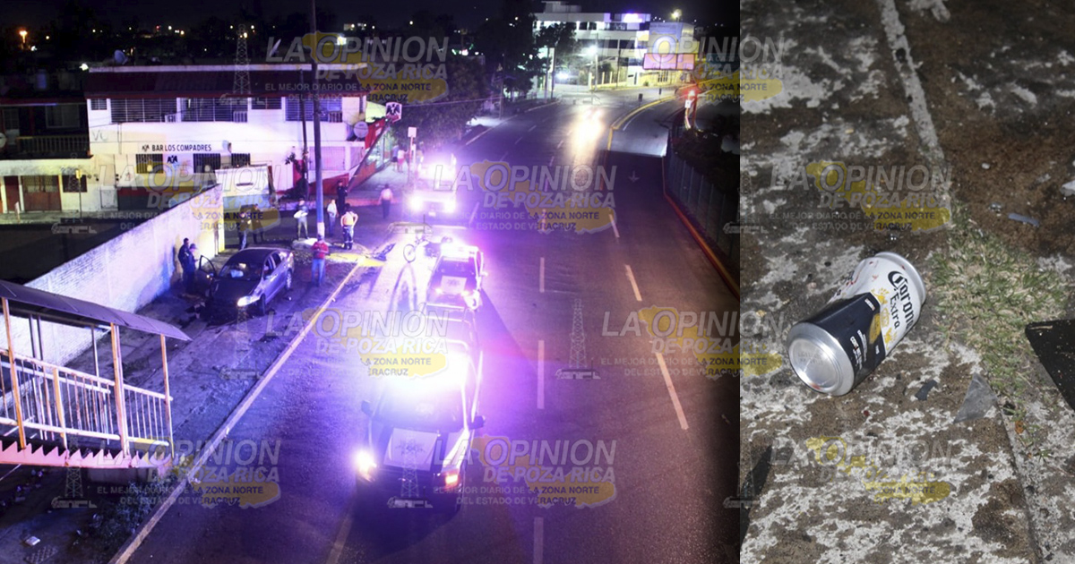 Ebrias desbarataron Bora en Central Poniente