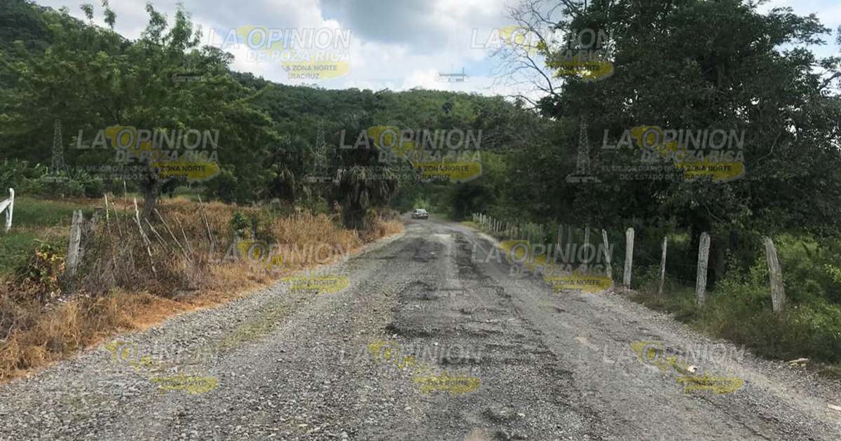 Destrozada la ruta alterna de El Veladero