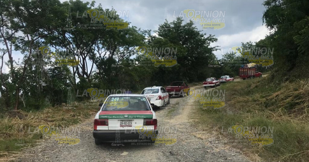 Destrozada la ruta alterna de El Veladero