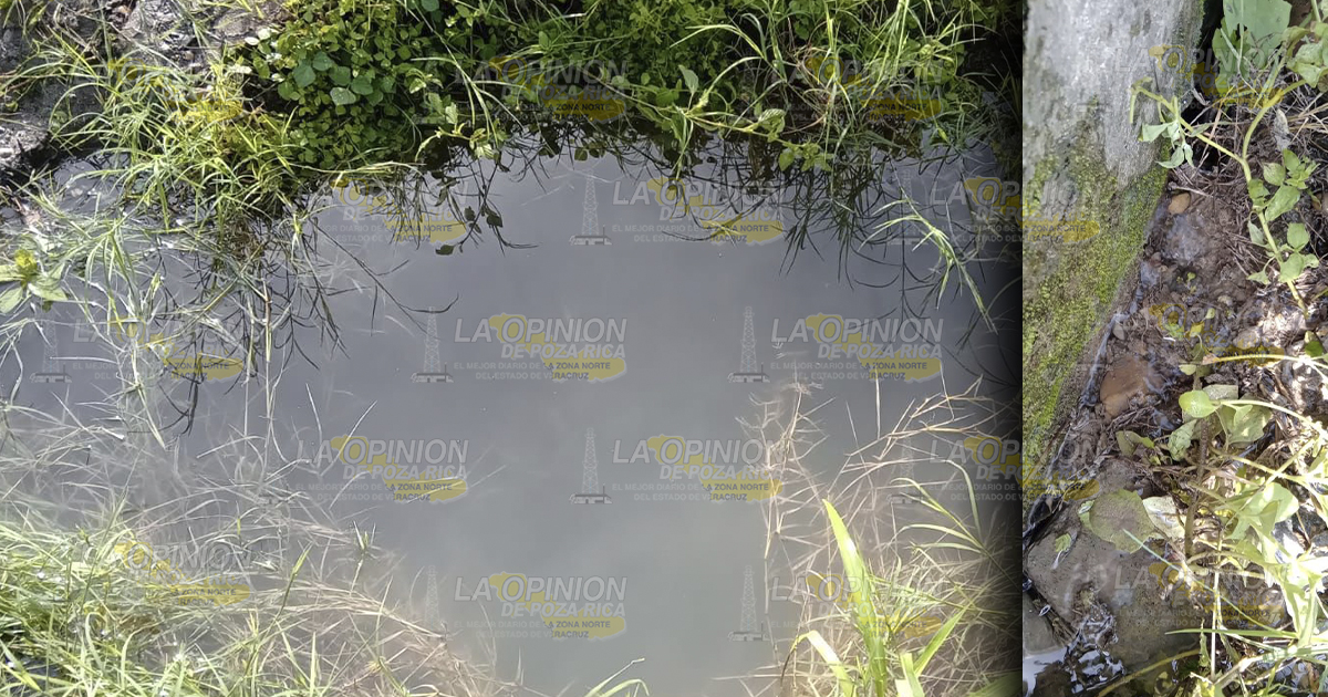 Habitantes de Chapopote se quedan sin el servicio de agua