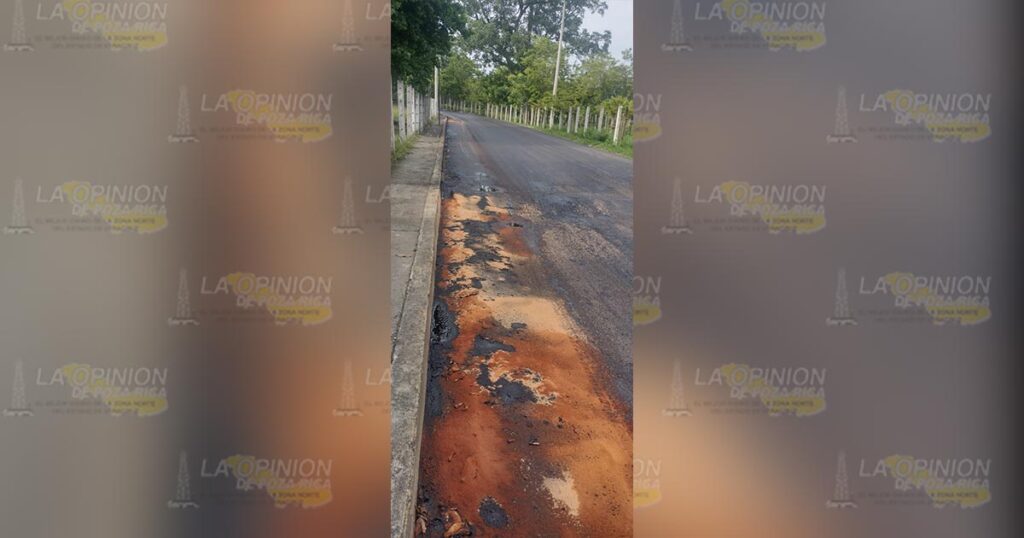 Fuga de crudo en La Uno