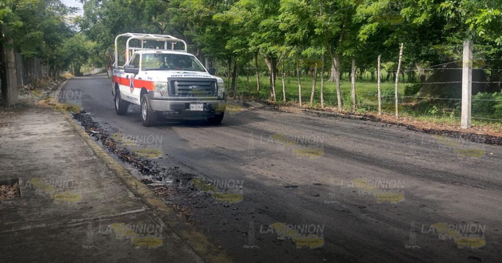 Fuga de crudo en La Uno