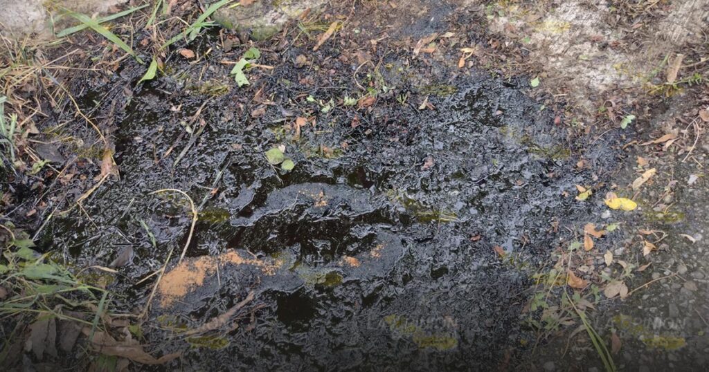 Fuga de crudo en La Uno